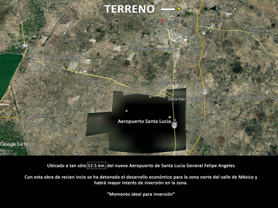 Terreno en Venta en Tizayuca, Hidalgo